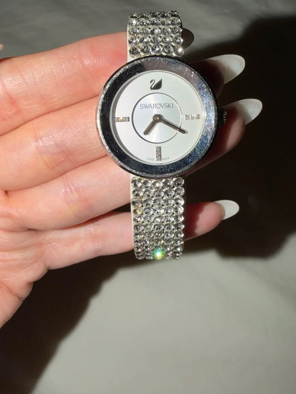 Swarovski Piazza Mini Crystal Mesh Watch